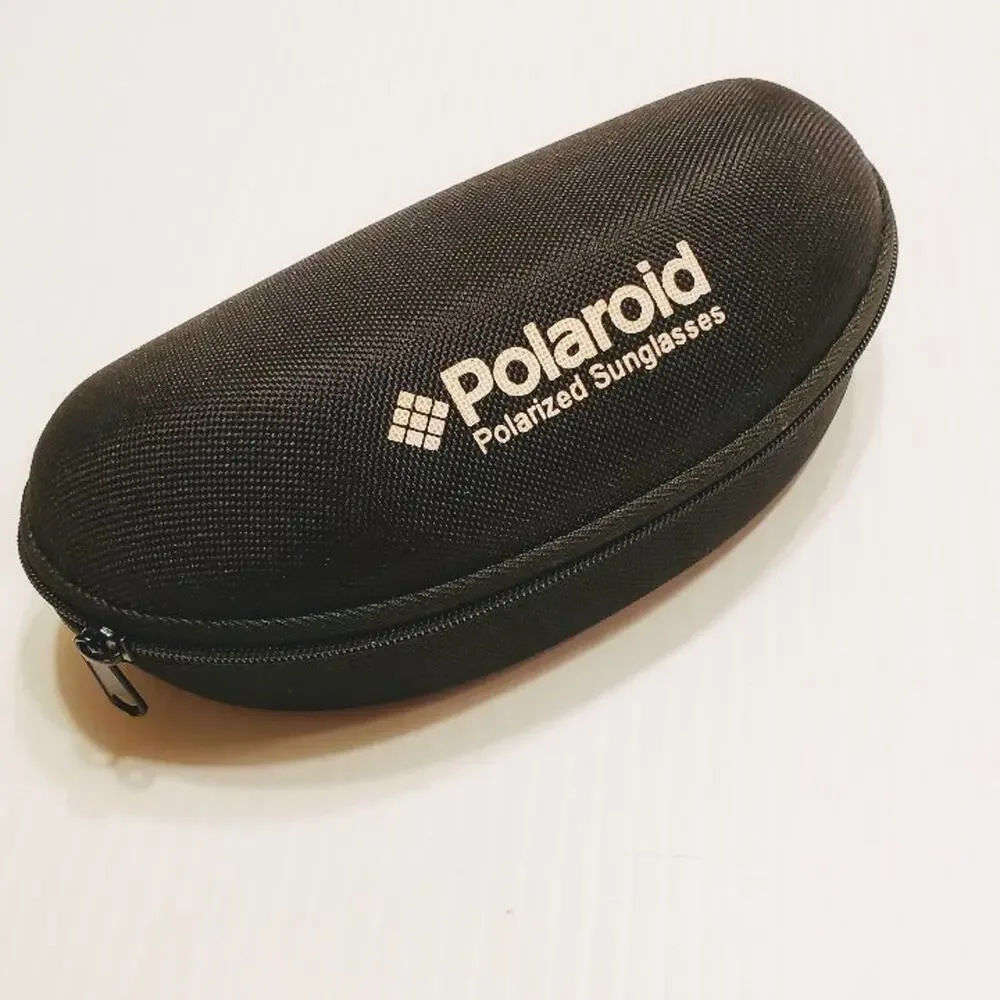 Polaroid semisoft clamshell sunglasses eyeglasses case.